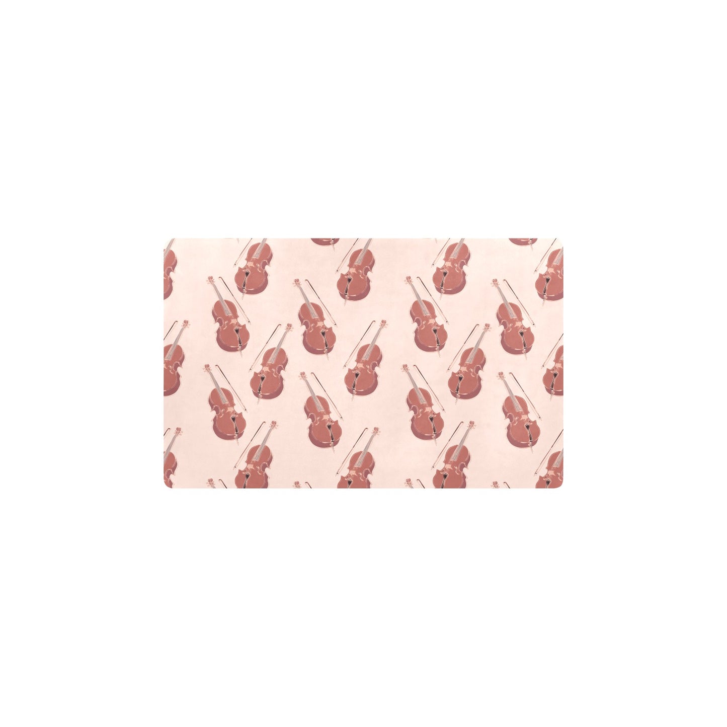 Cello Pattern Print Design 03 Kitchen Mat