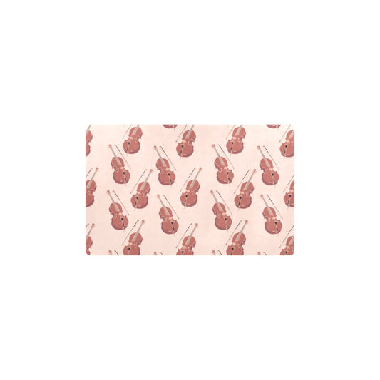 Cello Pattern Print Design 03 Kitchen Mat