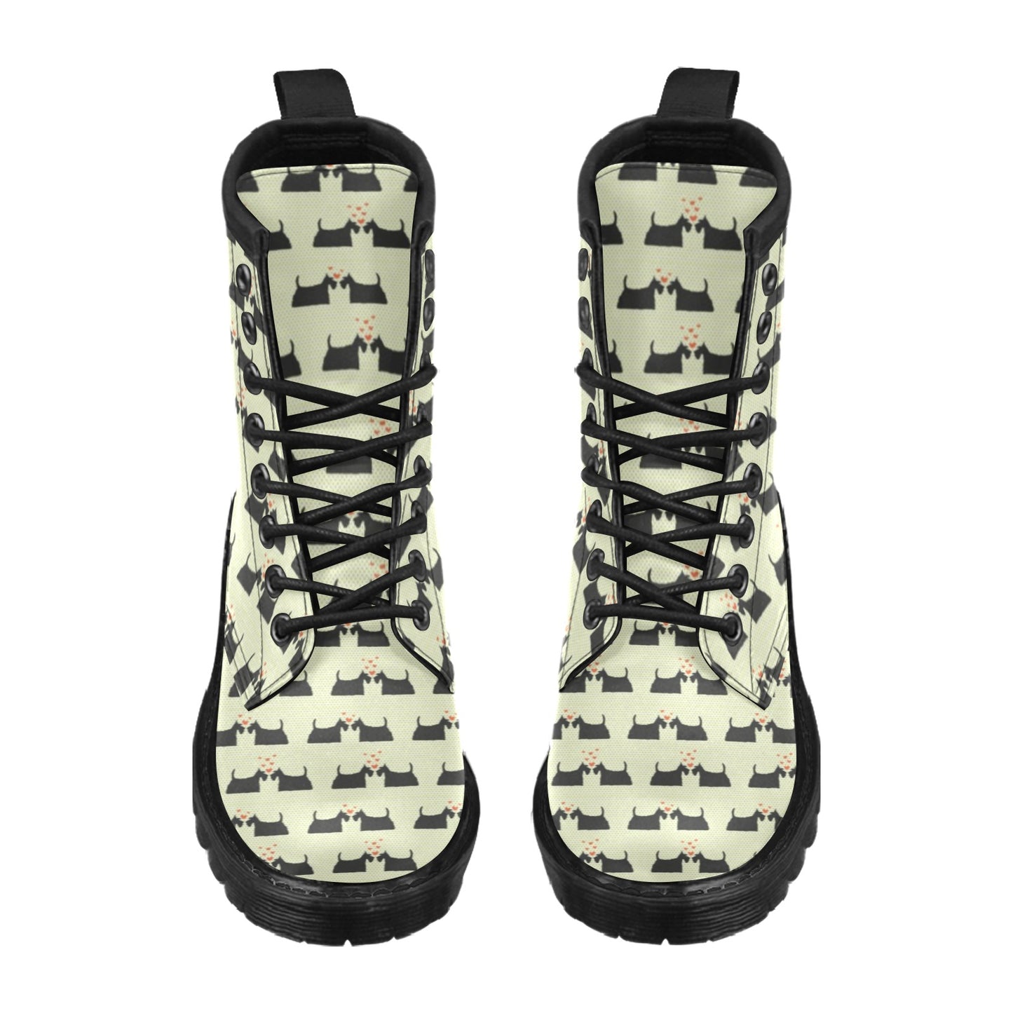 Scottish Terriers Print Design LKS304 Women's Boots