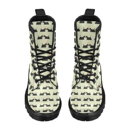 Scottish Terriers Print Design LKS304 Women's Boots