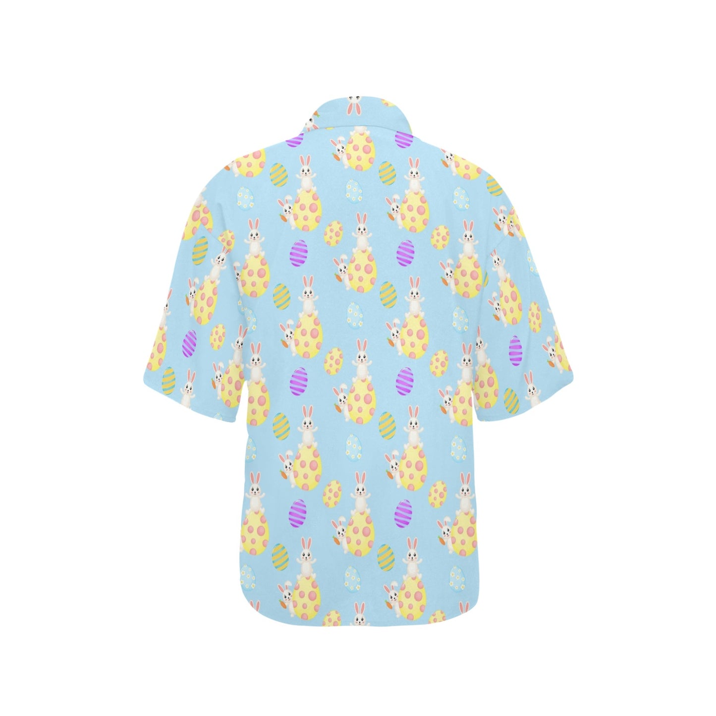 Easter Eggs Pattern Print Design RB015 Women's Hawaiian Shirt