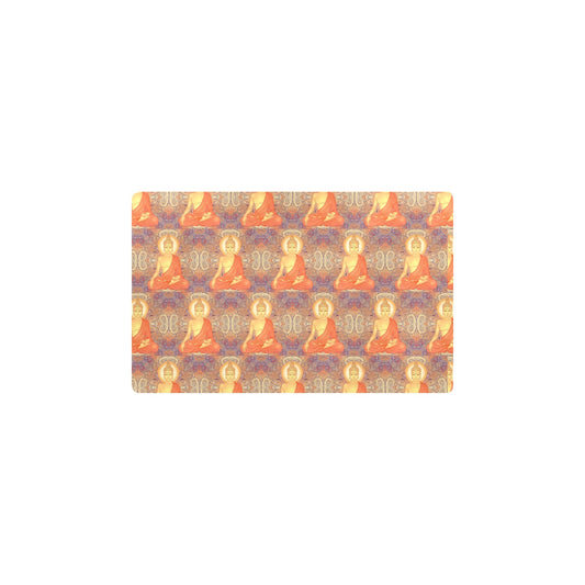 Buddha Indian Colorful Print Kitchen Mat