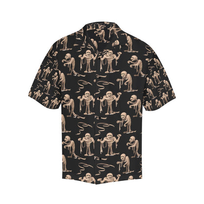 Mummy Print Design LKS302 Men's Hawaiian Shirt