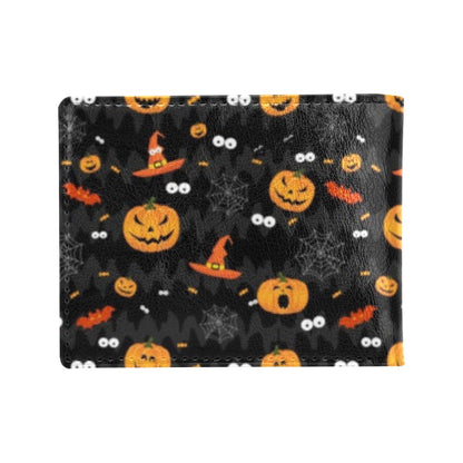 Halloween Print Design LKS405 Men's ID Card Wallet