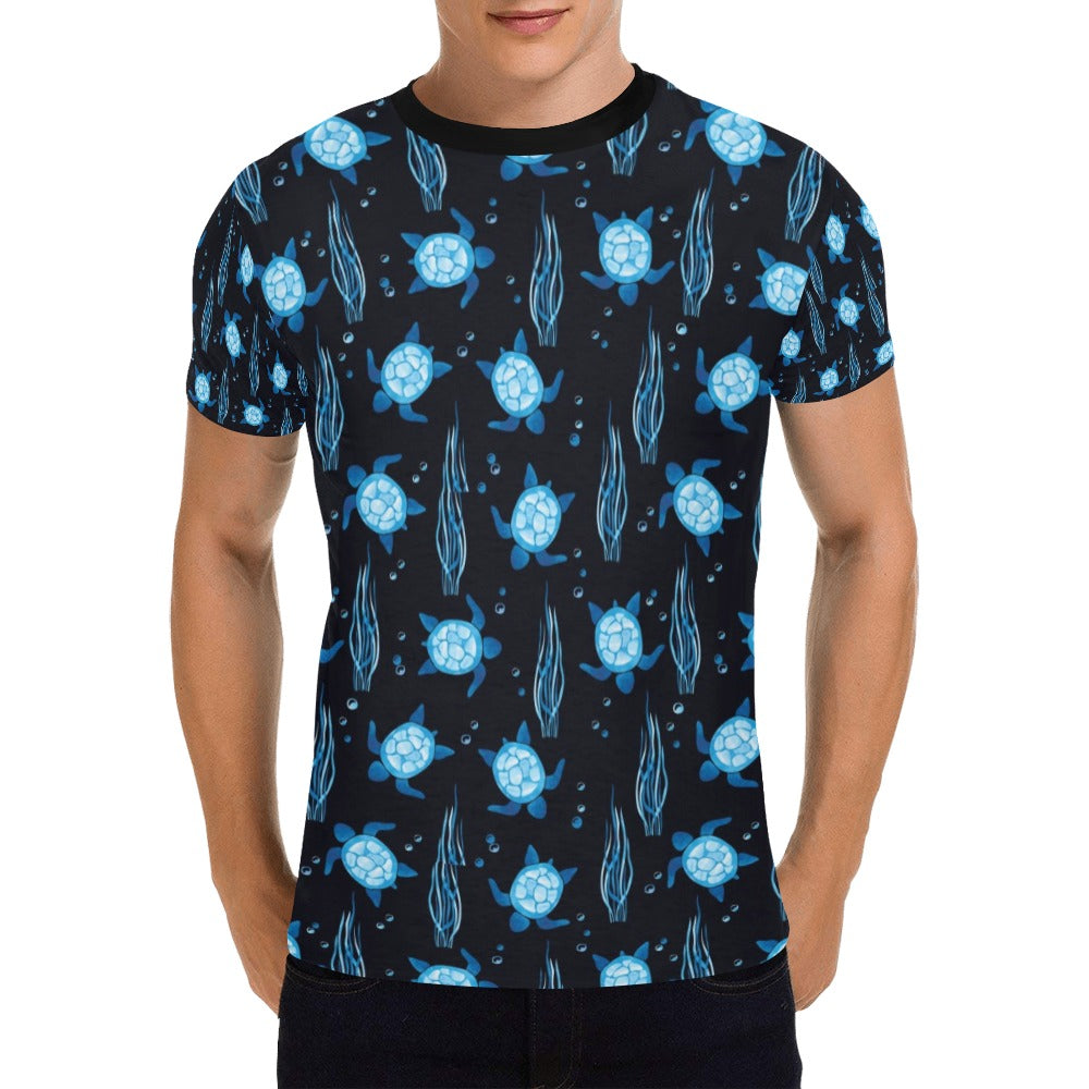 Sea Turtle Print Design LKS3013 Men's All Over Print T-shirt