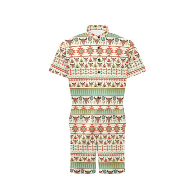 American indian Ethnic Pattern Men's Romper