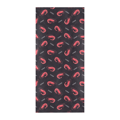 Shrimp Print Design LKS302 Beach Towel 32" x 71"