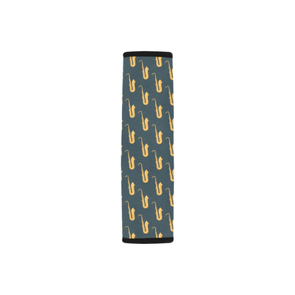 Saxophone Print Design LKS401 Car Seat Belt Cover