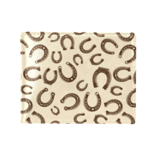 Horseshoe Print Design LKS302 Men's ID Card Wallet