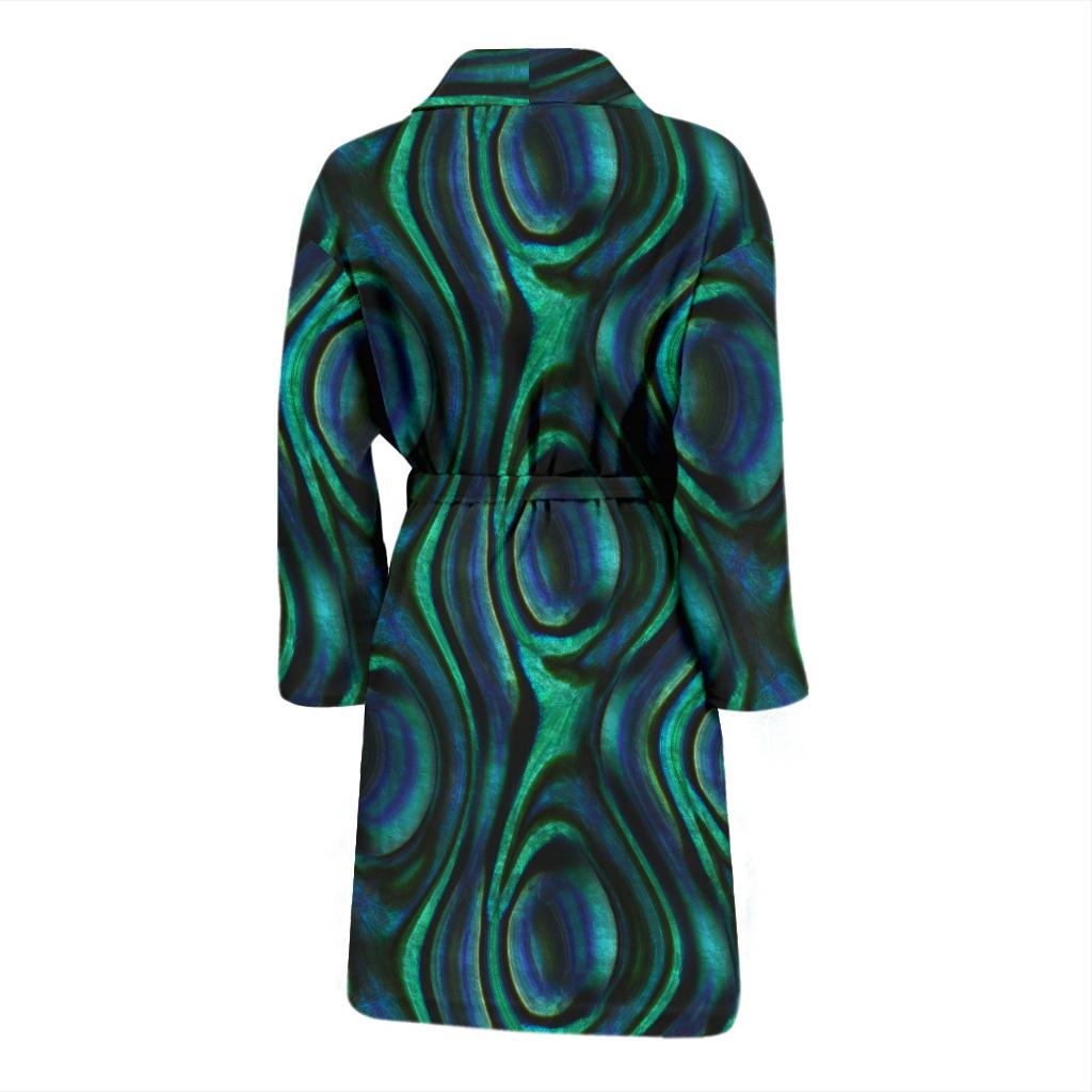 Abalone Pattern Print Design 01 Men Bathrobe-JORJUNE.COM