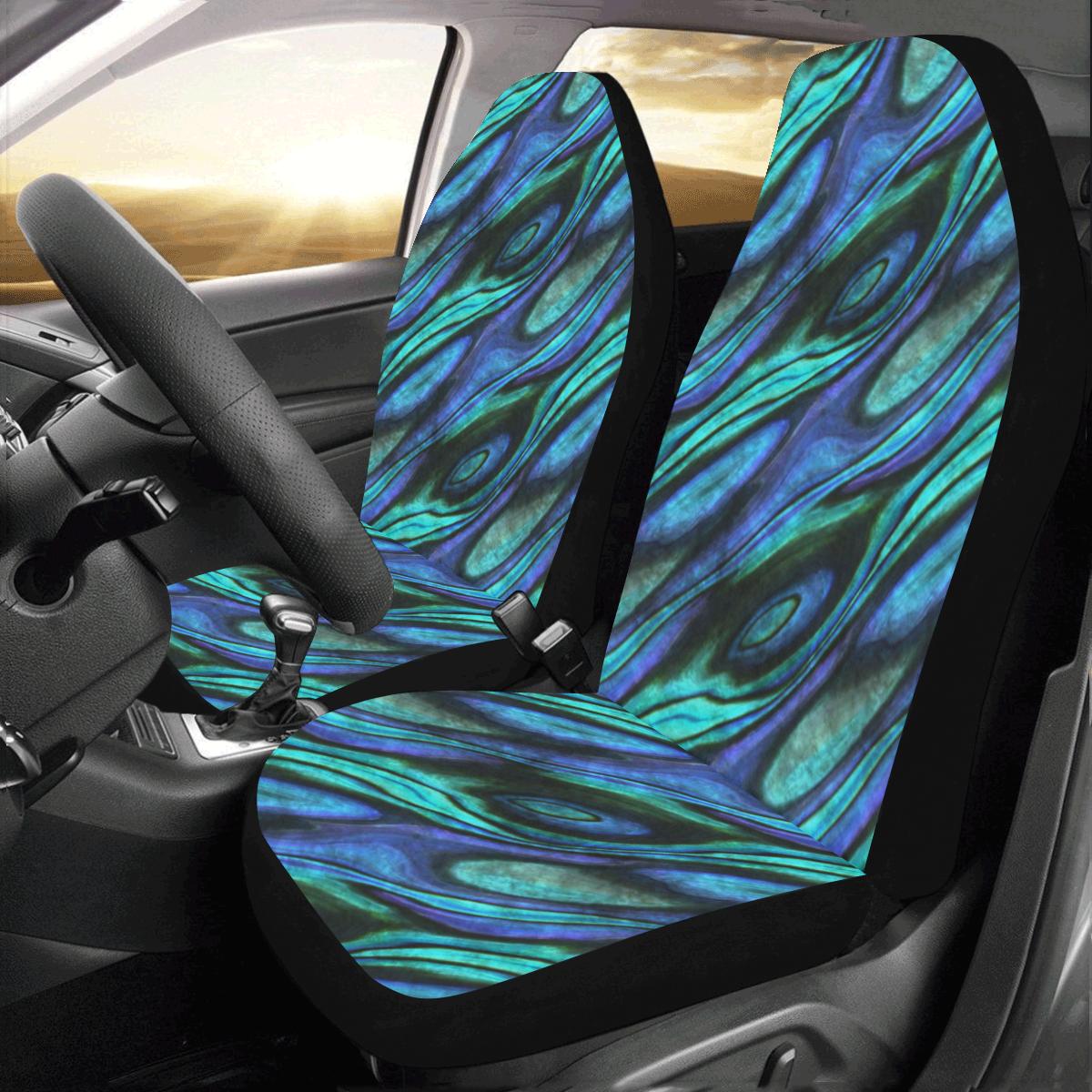 Abalone Pattern Print Design 03 Car Seat Covers (Set of 2)-JORJUNE.COM