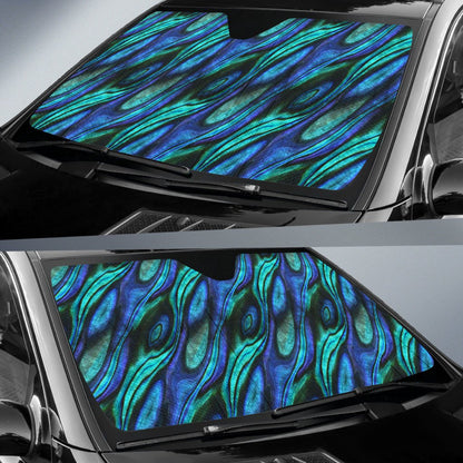 Abalone Pattern Print Design 03 Car Sun Shade-JORJUNE.COM