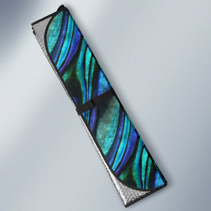 Abalone Pattern Print Design 03 Car Sun Shade-JORJUNE.COM