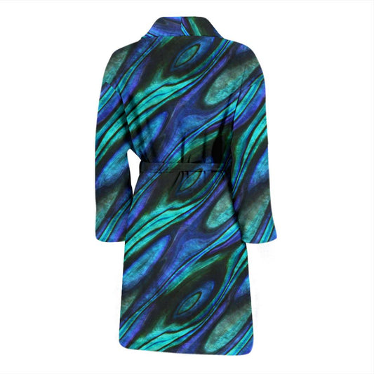 Abalone Pattern Print Design 03 Men Bathrobe-JORJUNE.COM