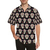 Sugar Skull Print Design LKS304 Men's Hawaiian Shirt