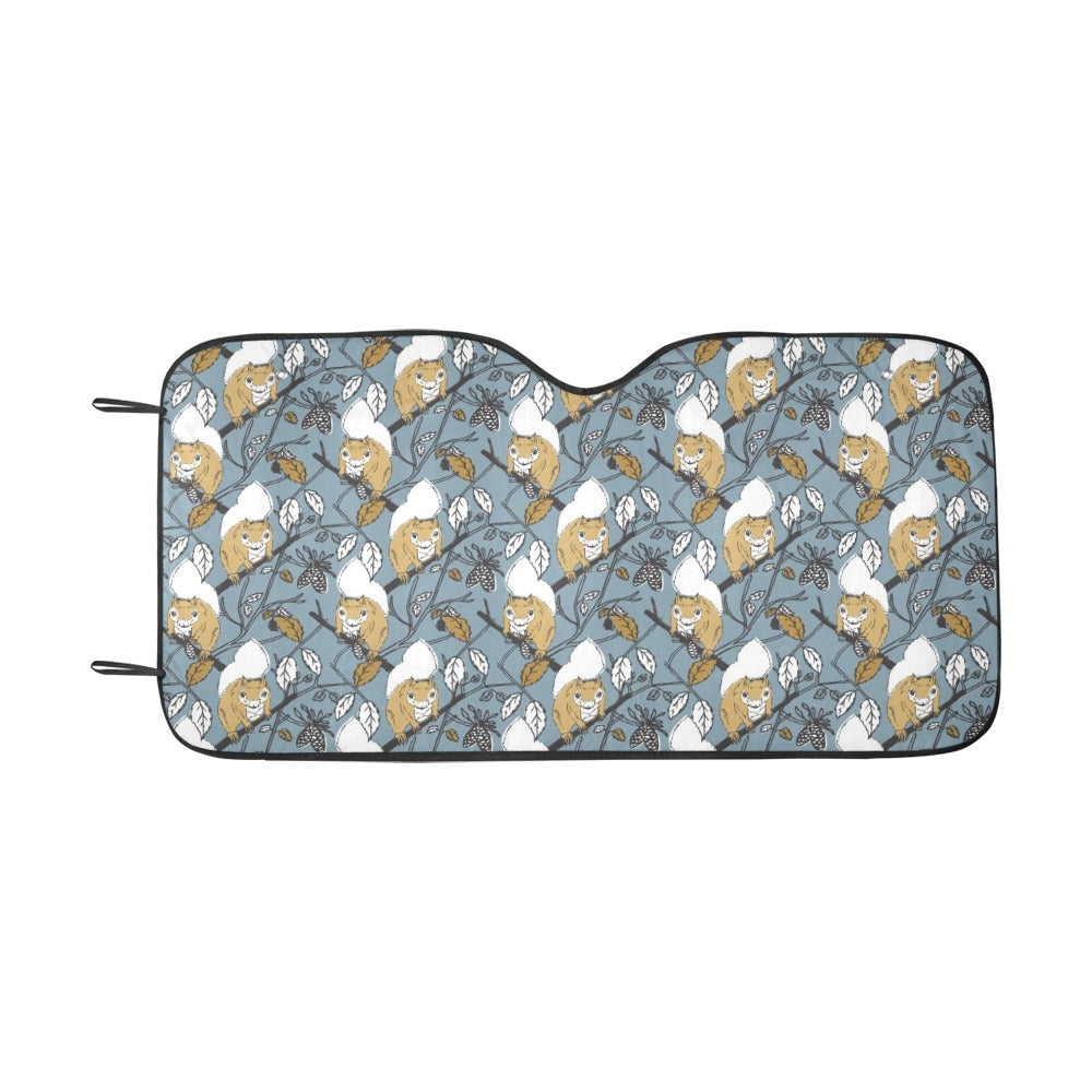 Squirrel Print Design LKS305 Car front Windshield Sun Shade