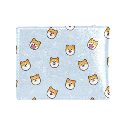 Shiba Inu Print Design LKS3012 Men's ID Card Wallet