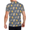 Safari Elephant Lion Print Design LKS303 Men's All Over Print T-shirt