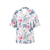 Hibiscus Print Women's Hawaiian Shirt