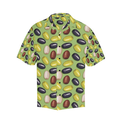Olive Print Design LKS301 Men's Hawaiian Shirt