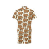 Bear Pattern Print Design BE05 Men's Romper