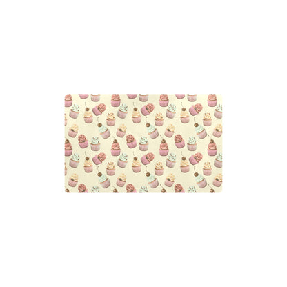 Cupcake Pattern Print Design 04 Kitchen Mat
