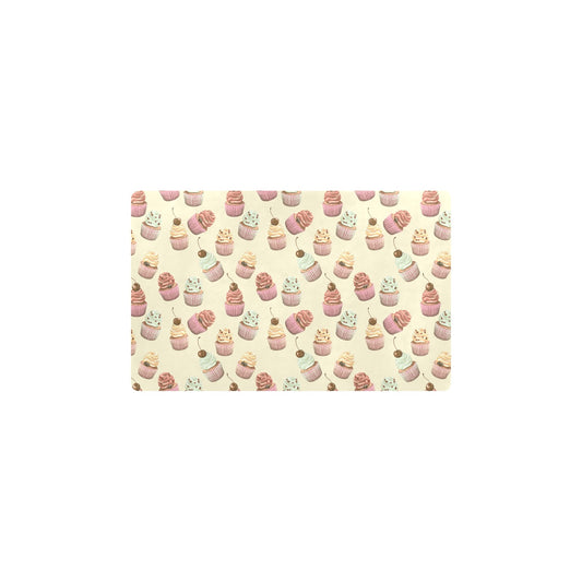 Cupcake Pattern Print Design 04 Kitchen Mat