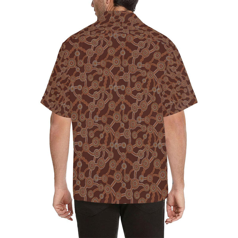 Aboriginal Pattern Print Design 03 Hawaiian Shirt-JORJUNE.COM