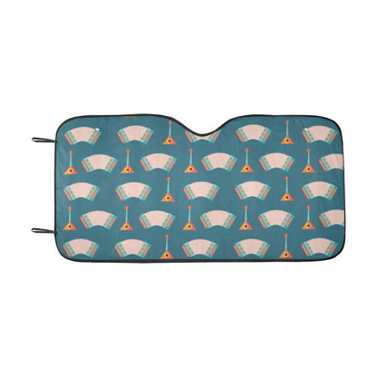 Accordion Print Design LKS402 Car front Windshield Sun Shade