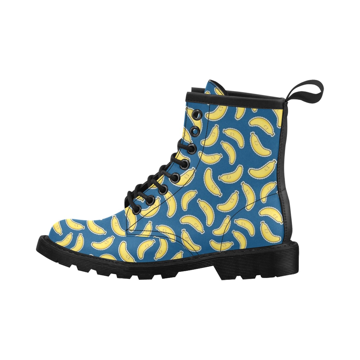 Banana Pattern Print Design BA03 Women's Boots