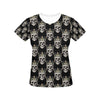 Skull King Print Design LKS3010 Women's  T-shirt