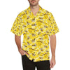 Bee With Honeycomb Print Design LKS302 Men's Hawaiian Shirt