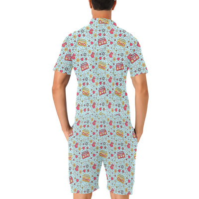 Hippie Print Design LKS307 Men's Romper