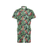 Bird Of Paradise Pattern Print Design BOP06 Men's Romper