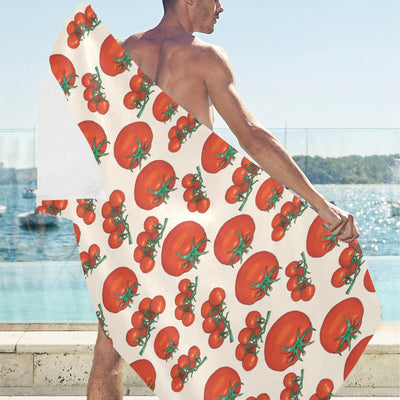 Tomato Print Design LKS302 Beach Towel 32" x 71"