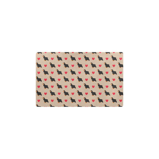 Cocker Pattern Print Design 02 Kitchen Mat