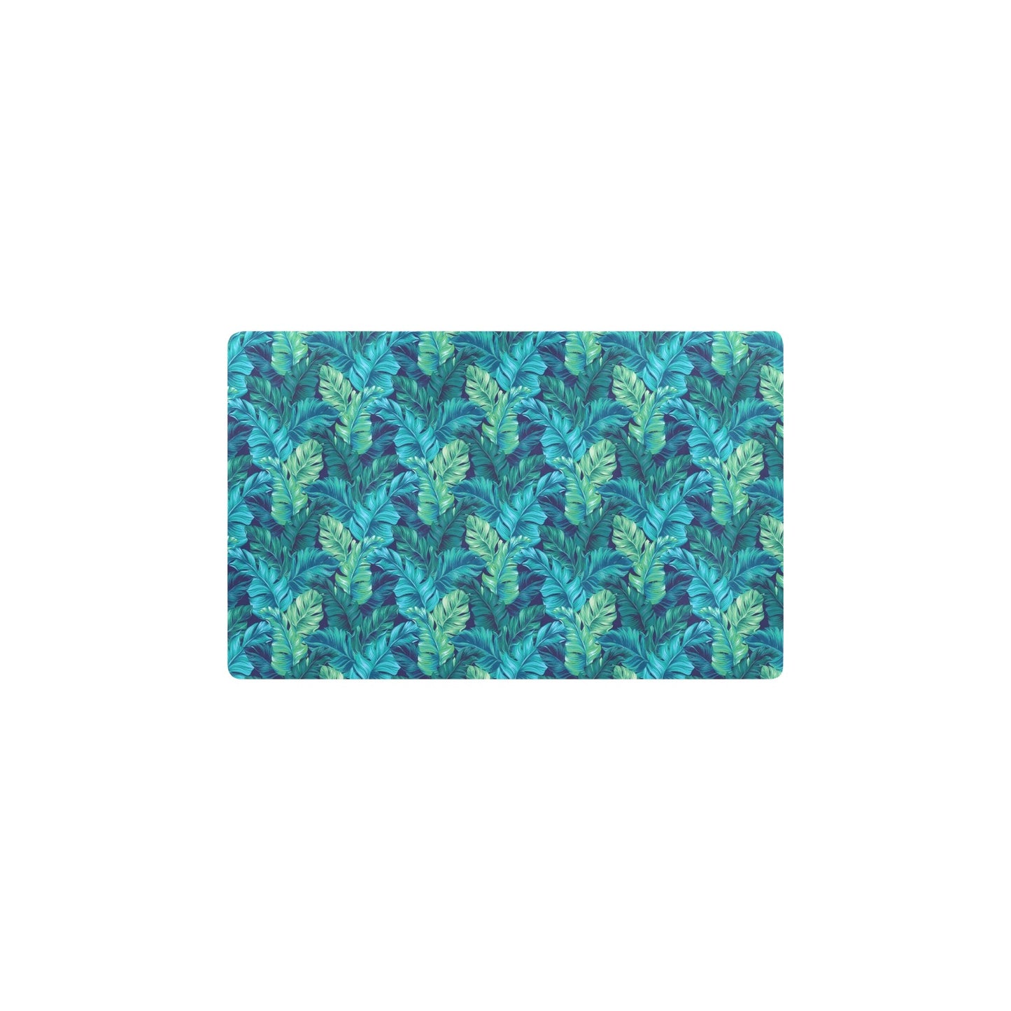 Banana Leaf Pattern Print Design 06 Kitchen Mat