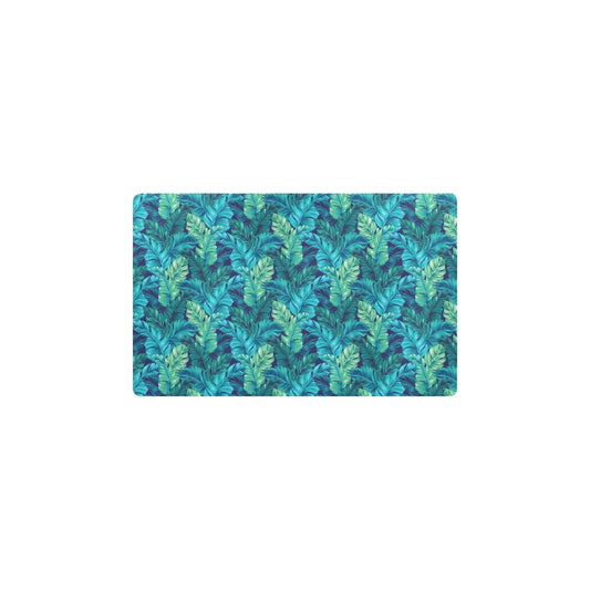 Banana Leaf Pattern Print Design 06 Kitchen Mat
