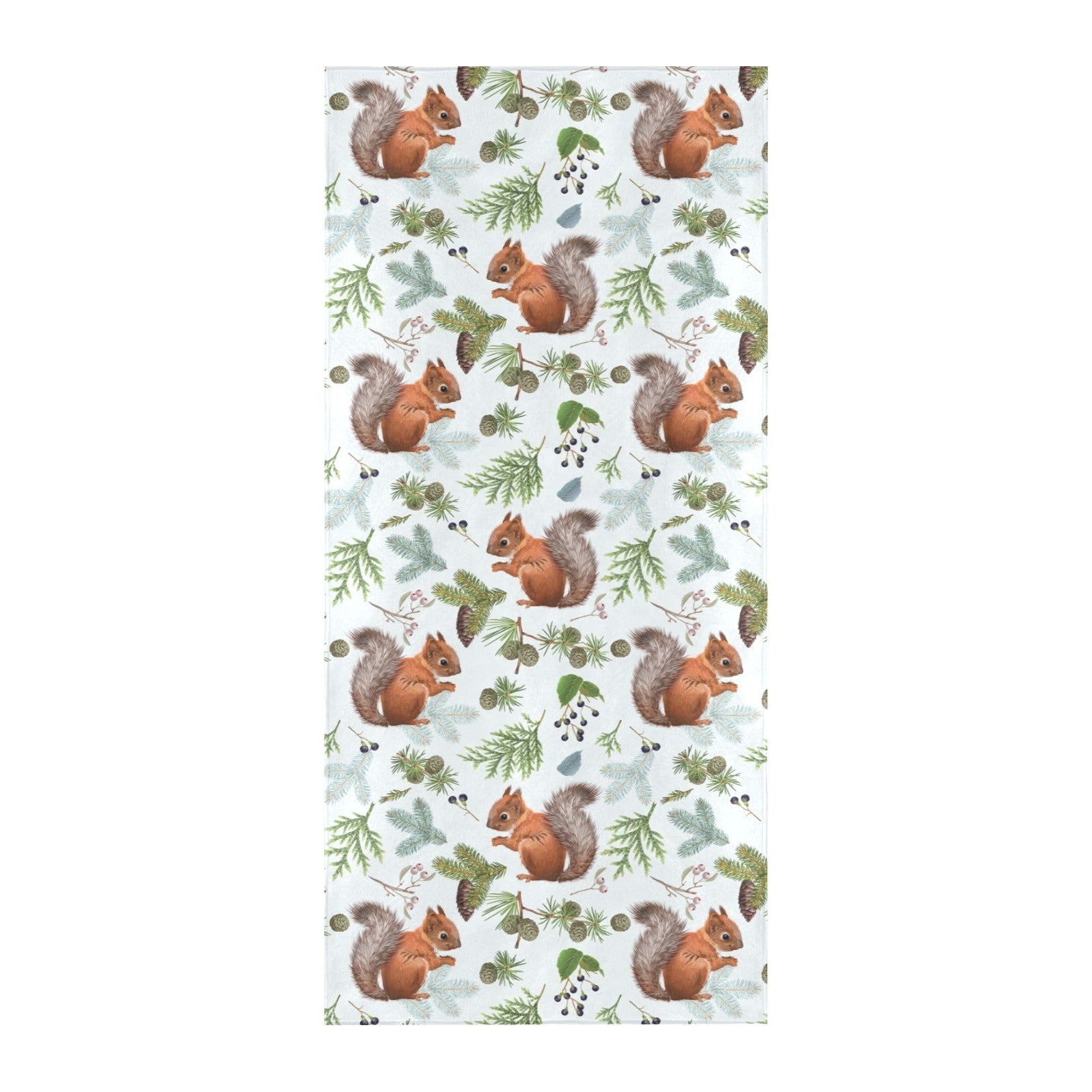 Squirrel Print Design LKS308 Beach Towel 32" x 71"