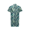 Sun Spot Tropical Palm Leaves hower Curtain Men's Romper