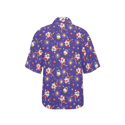 Ski Print Design LKS308 Women's Hawaiian Shirt