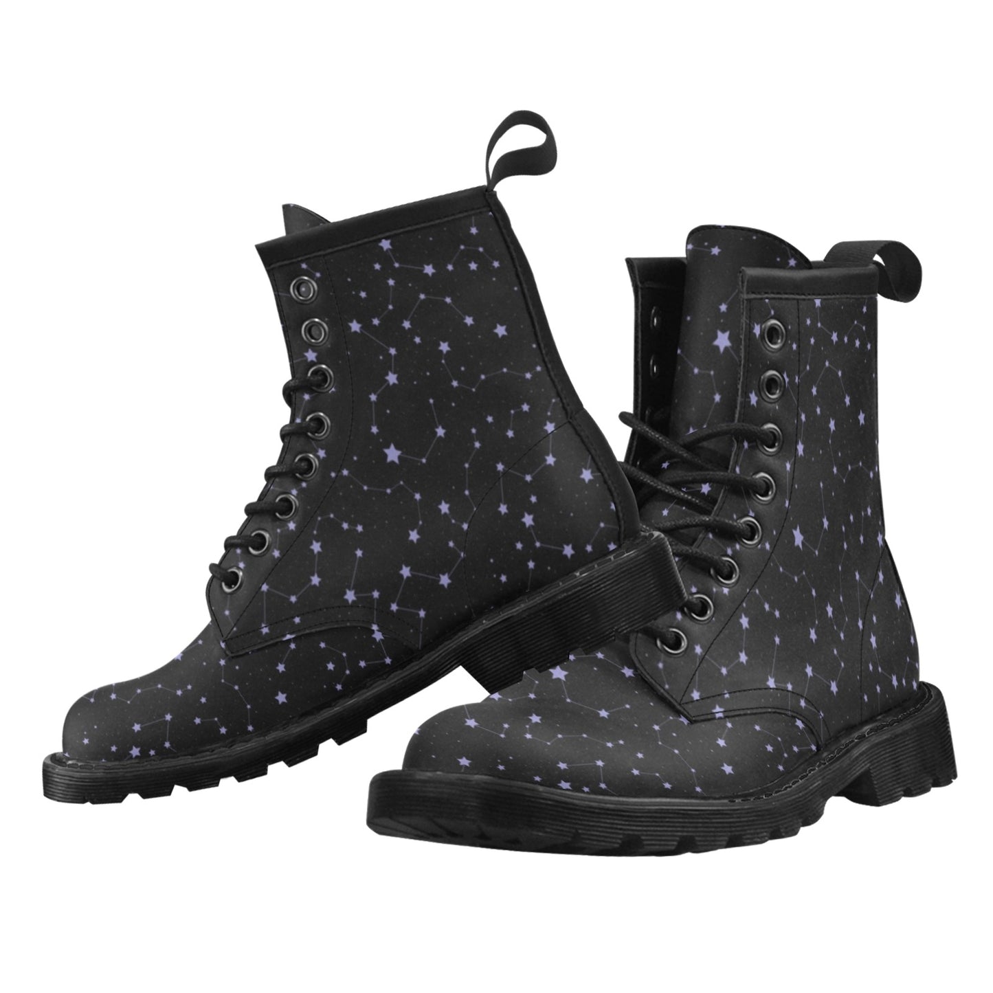 Star Print Design LKS303 Women's Boots