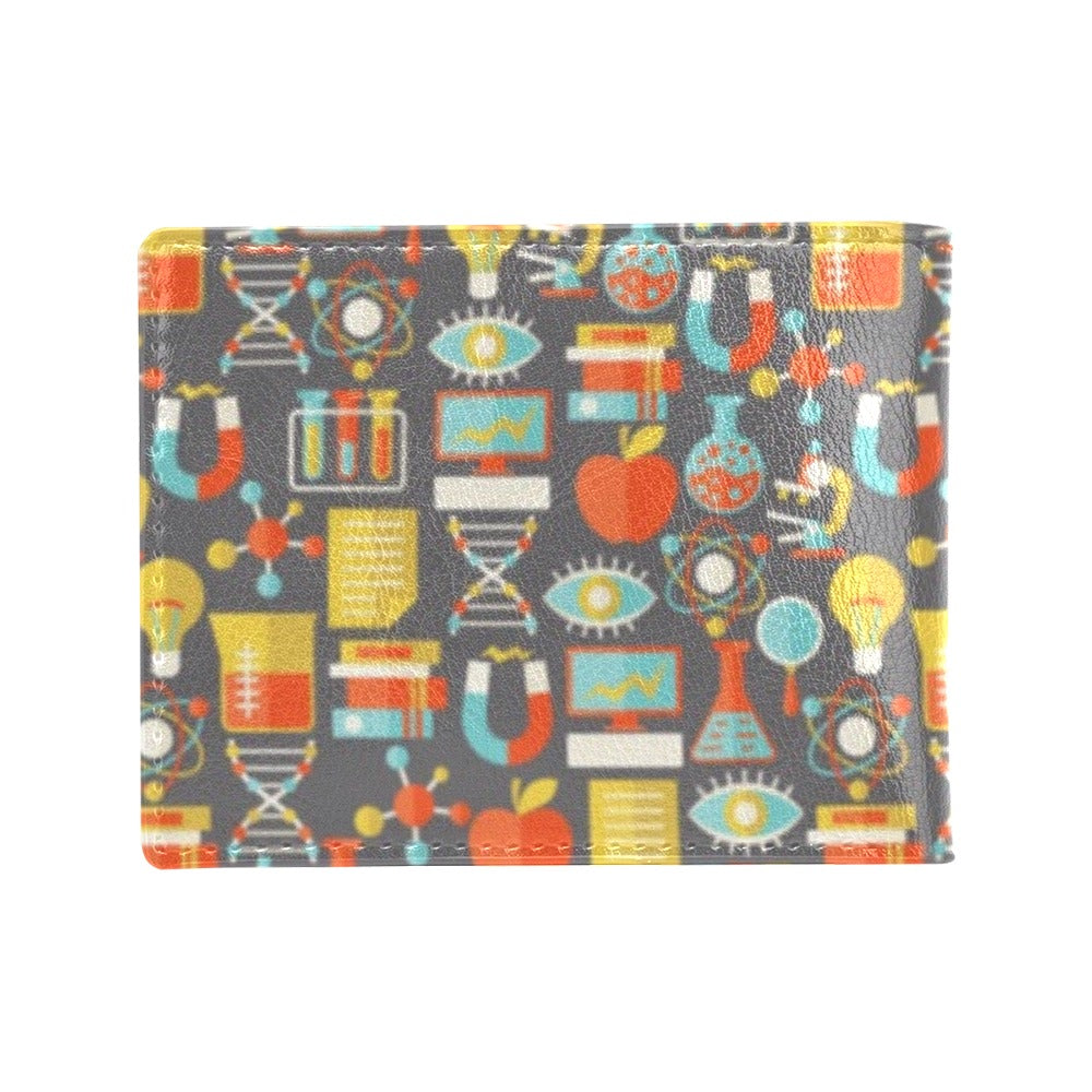 Science Print Design LKS302 Men's ID Card Wallet