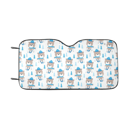 Ski Print Design LKS306 Car front Windshield Sun Shade