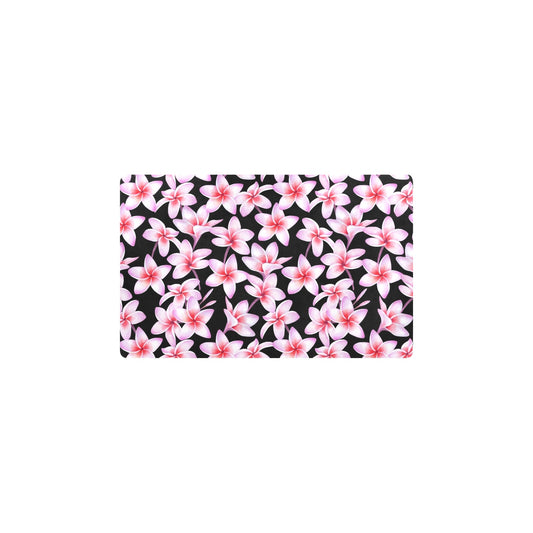 Pink Plumeria Pattern Print Design PM09 Kitchen Mat