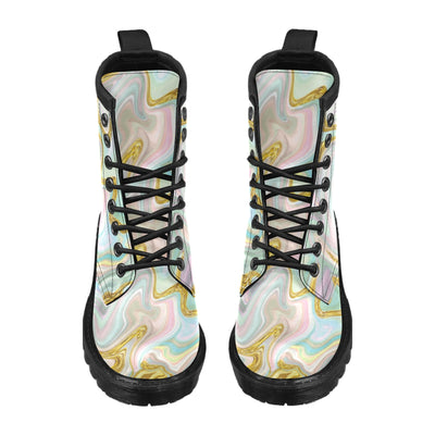 Gold Sweet Marble Women's Boots