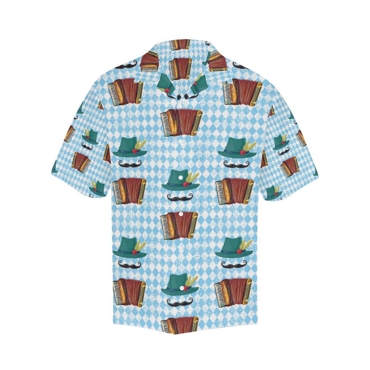 Accordion Mustache Pattern Print Design 01 Hawaiian Shirt-JORJUNE.COM