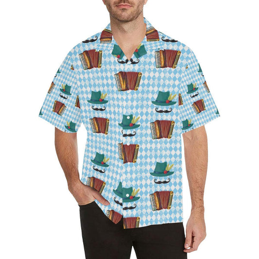 Accordion Mustache Pattern Print Design 01 Hawaiian Shirt-JORJUNE.COM