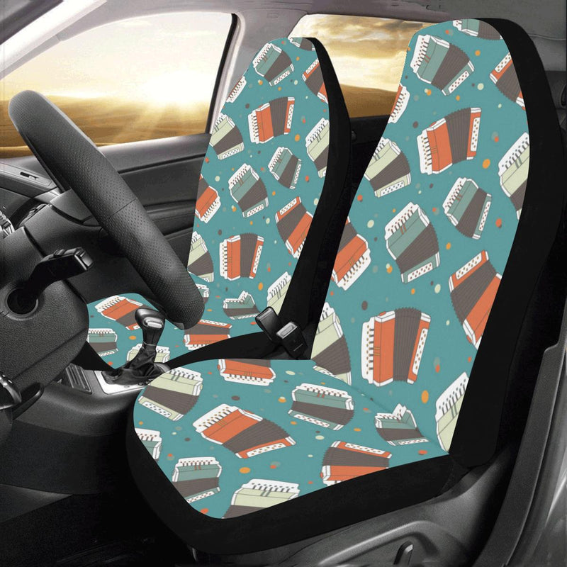 Accordion Pattern Print Design 02 Car Seat Covers (Set of 2)-JORJUNE.COM