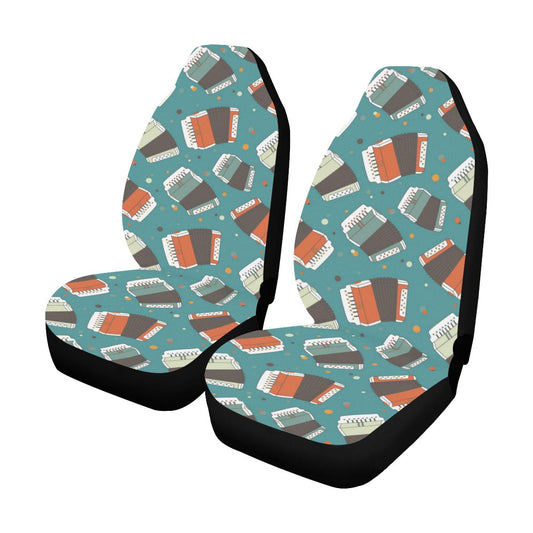 Accordion Pattern Print Design 02 Car Seat Covers (Set of 2)-JORJUNE.COM